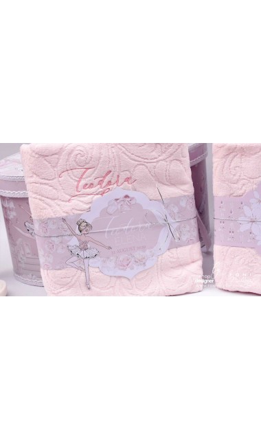 Trusou de botez cu mica balerina tutu tiara eleganta si broderie personalizata 13